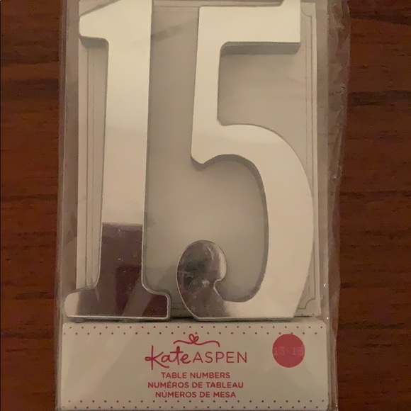 Kate Aspen Table Numbers - Picture 2 of 3